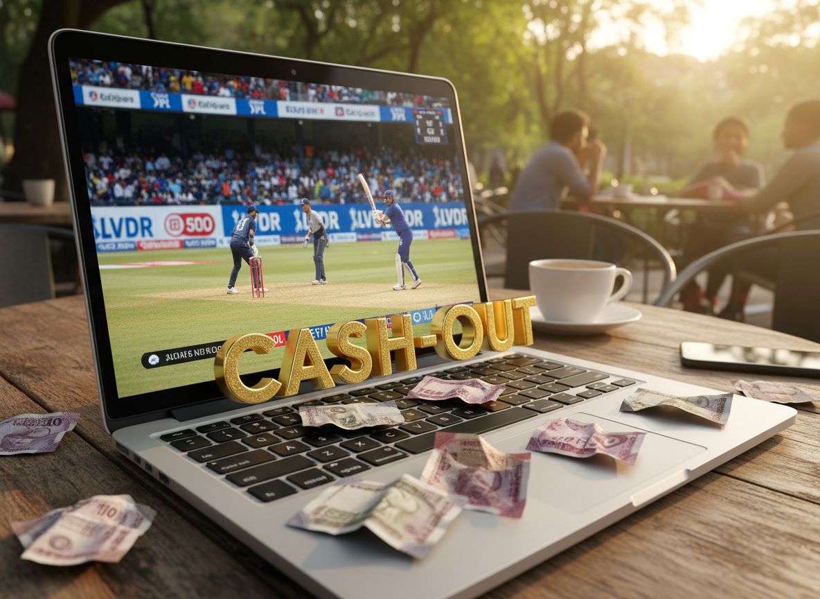 Cash out feature on cricket matches for Indian users
